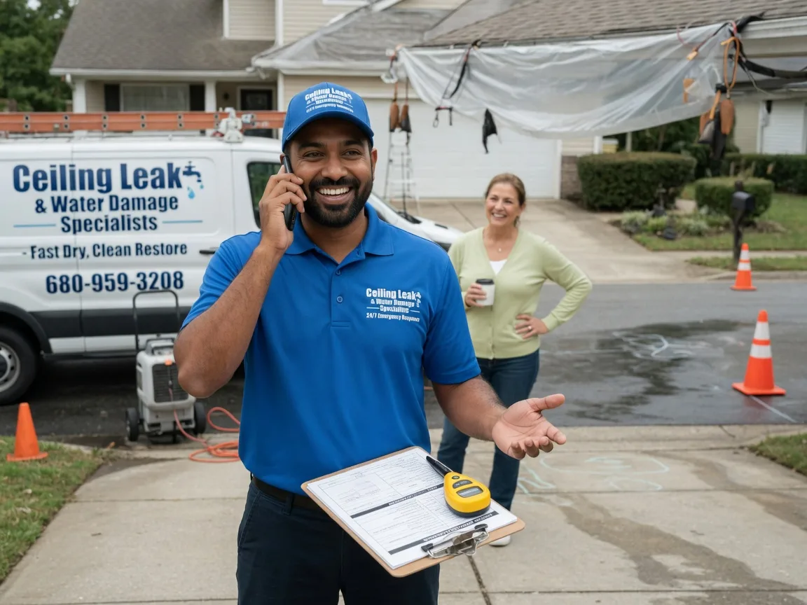 Ceiling Leak Cleanup Pulaski, IA FAQs